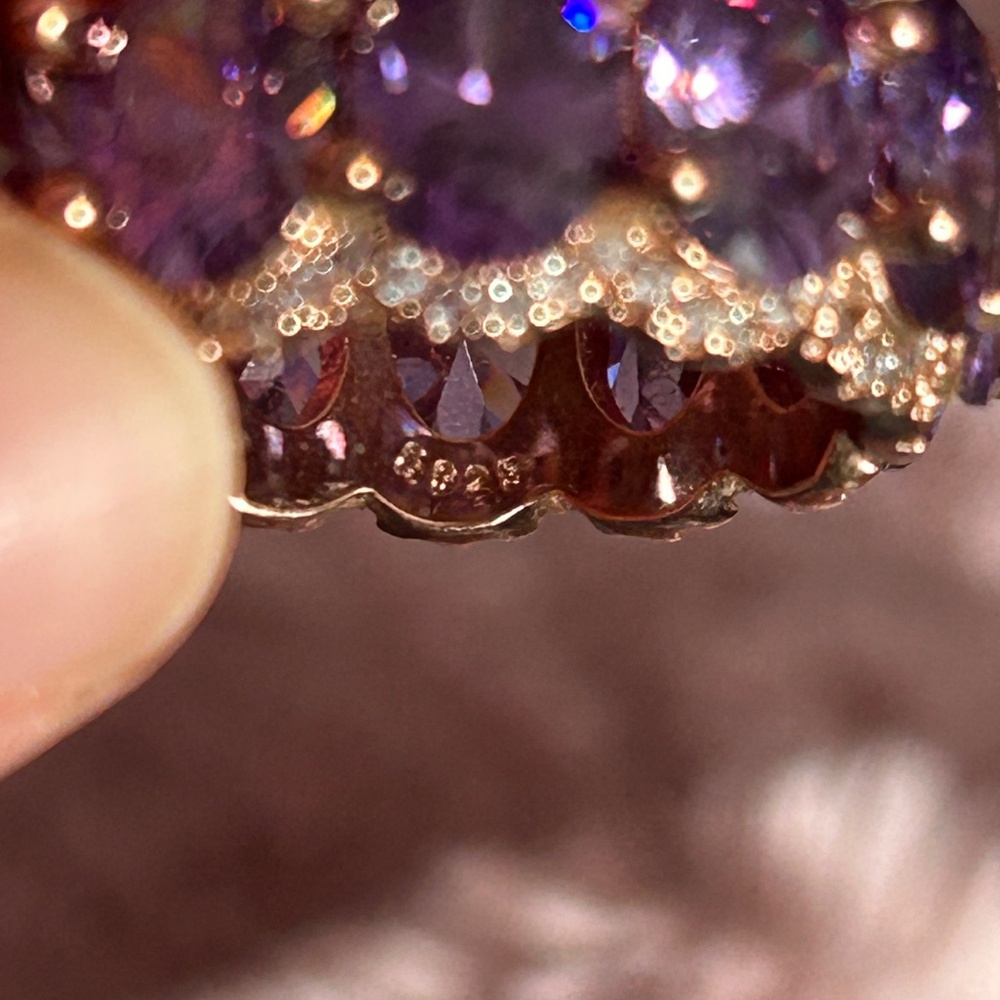 💍🩷Amethyst Ring🩷 💍 - Picture 3 of 3